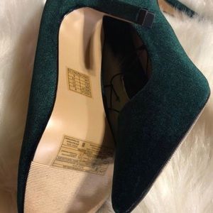 Emerald Suede Pumps